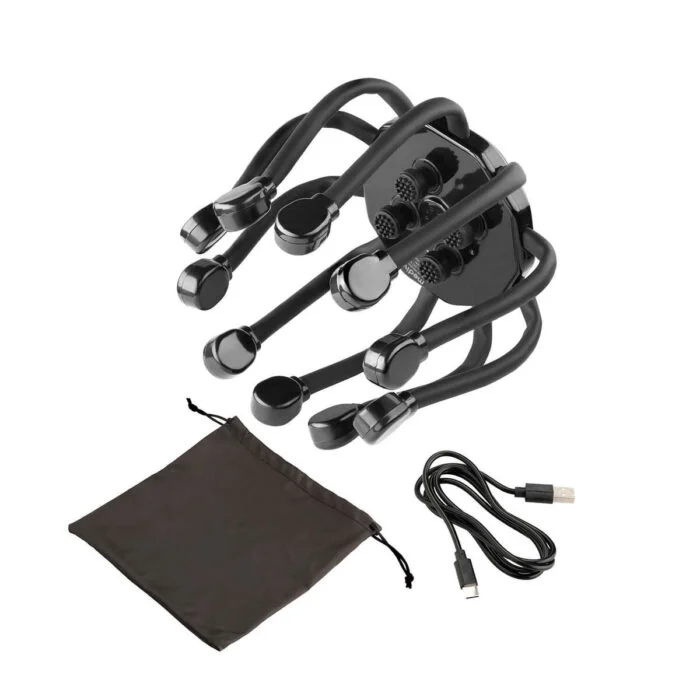 Electric Octopus Head Massager Scalp Vibrating Relax Therapy