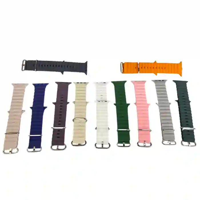 Smartwatch Silicone Strap 42 44 45 49mm Soft Durable Replacement Band