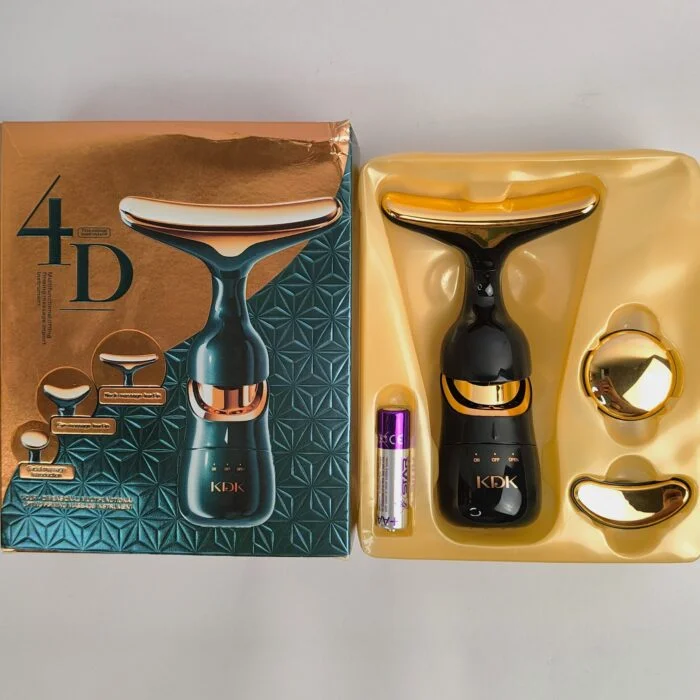KDK 4D Electric Face Body Massager Gold Beauty Anti Wrinkle Tool