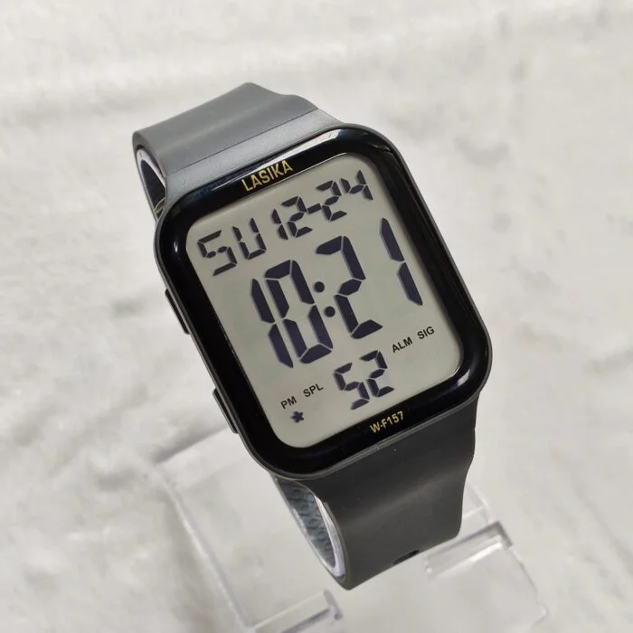LASIKA W-F157 Waterproof Digital Sports Watch LED Alarm Stopwatch