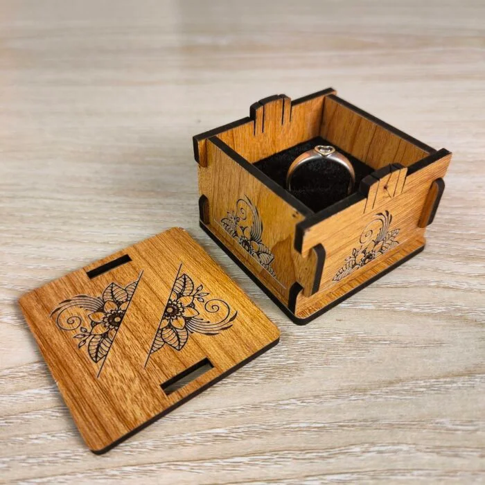 Premium Ring Box Jewelry Organizer Gift Box for Men Women