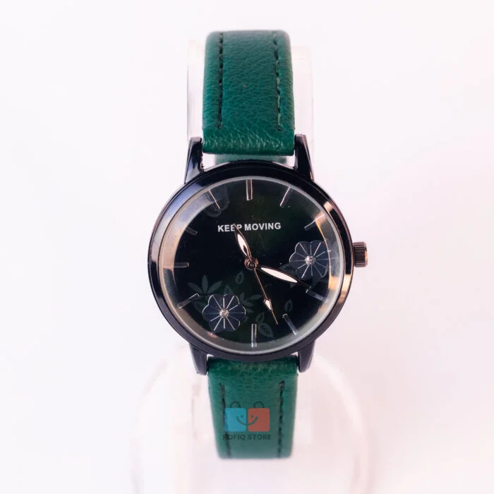 Ladies Slim Analog Watch Elegant Leather Strap Stylish Women Watch